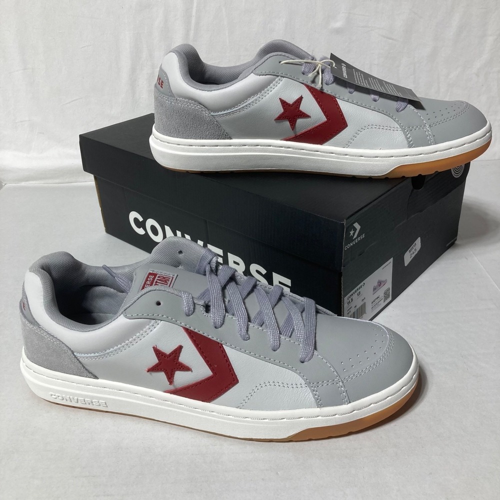 NEW Converse Pro Blaze Classic OX Men's Size 11.5 Women's 13 Grey Red A12719‎